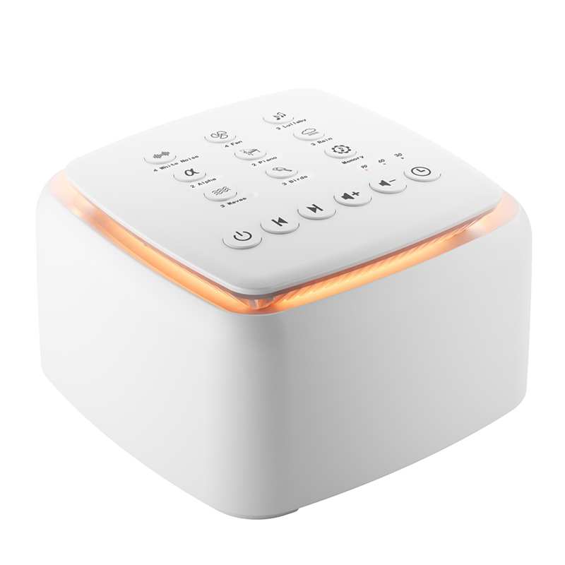 Baby Sound Machine White - B78B-White Noise Machine,Rechargeable Sound Machine For