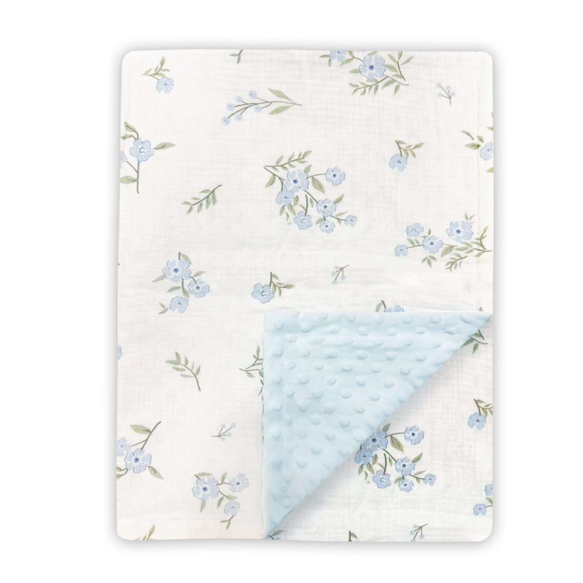 Baby Girl Nursery Quilt - Muslin Baby Blanket For Newborn Cotton