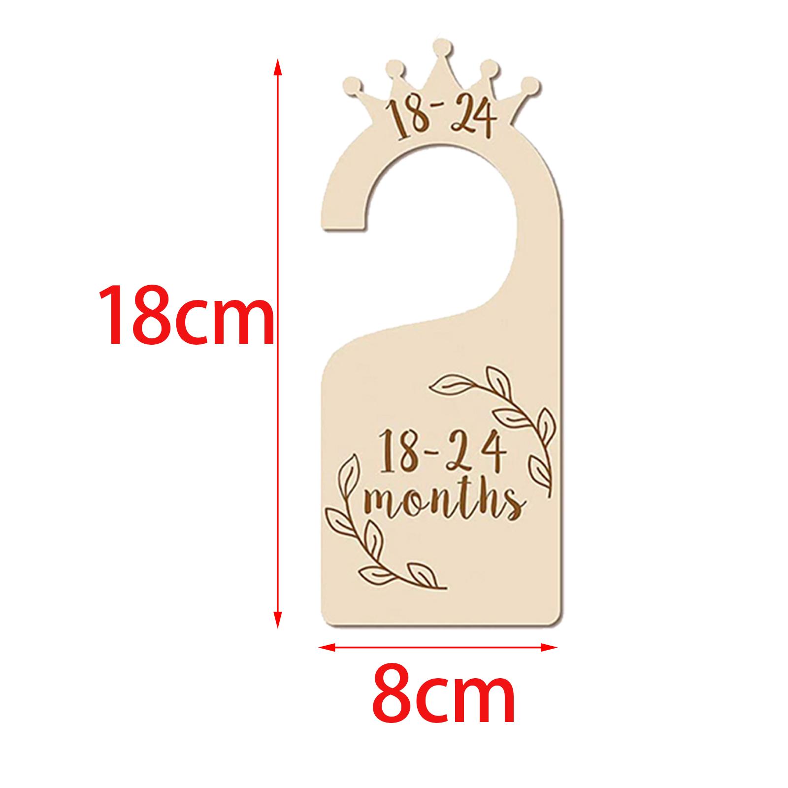 Closet Organizer Baby - Baby Closet Dividers Wooden Wardrobe Organizer