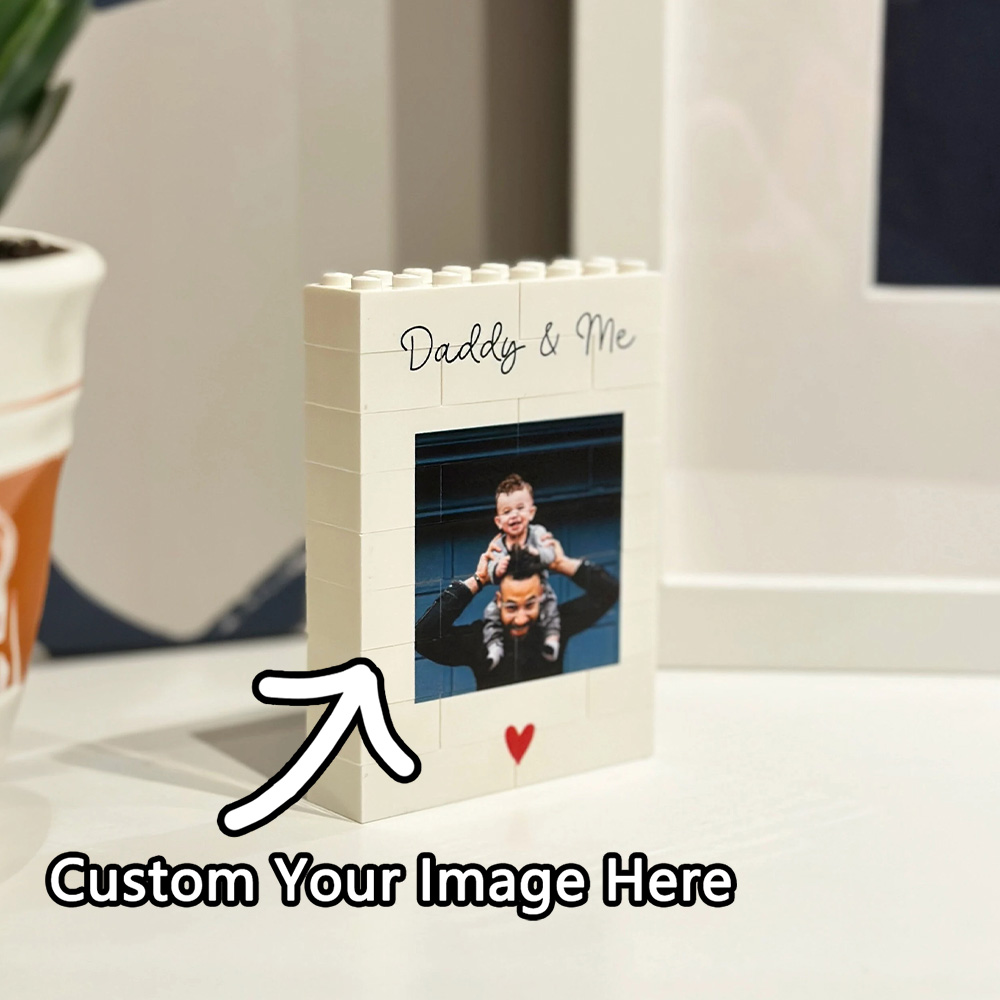 Photo Frame Baby - Personalised Daddy & Me Building Block