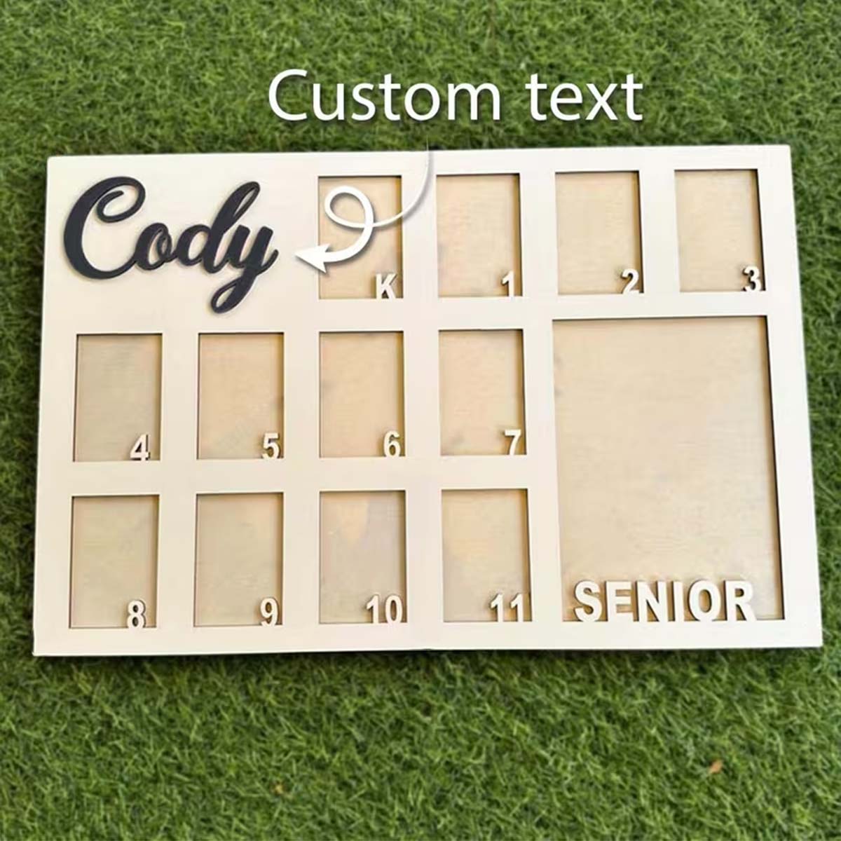 Photo Frame Baby - Custom Photo Frame Board Wooden Plaque