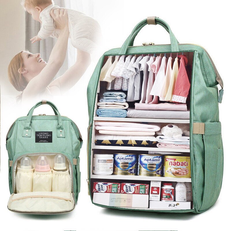 Baby Nursery Bags - Diaper Bag Mummy Backpack Large Capacity