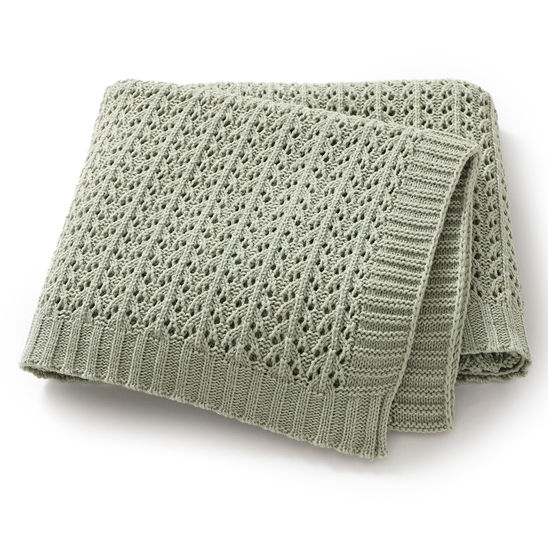 Baby Swaddle Blankets Knit 90* - Baby Girl Nursery Quilt recension och pris