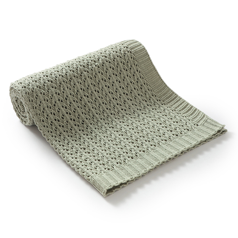 Baby Swaddle Blankets Knit 90* - Baby Girl Nursery Quilt recension och pris