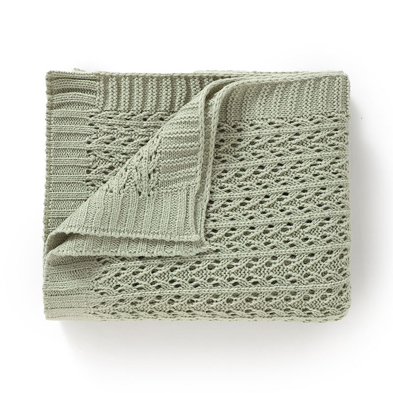 Baby Swaddle Blankets Knit 90* - Baby Girl Nursery Quilt recension och pris