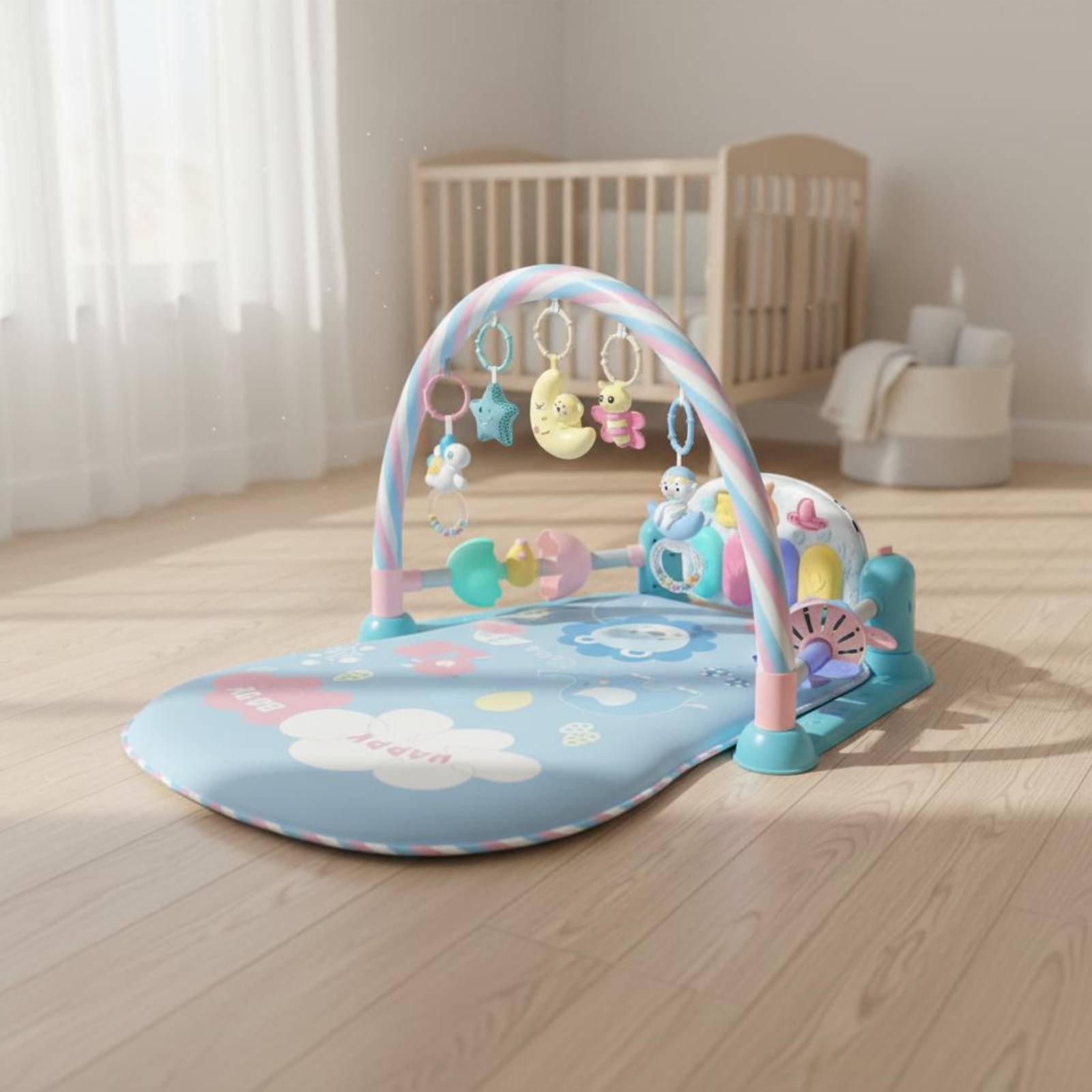 Baby Playpen with Piano Music  - Baby Nursery Unisex recension och pris