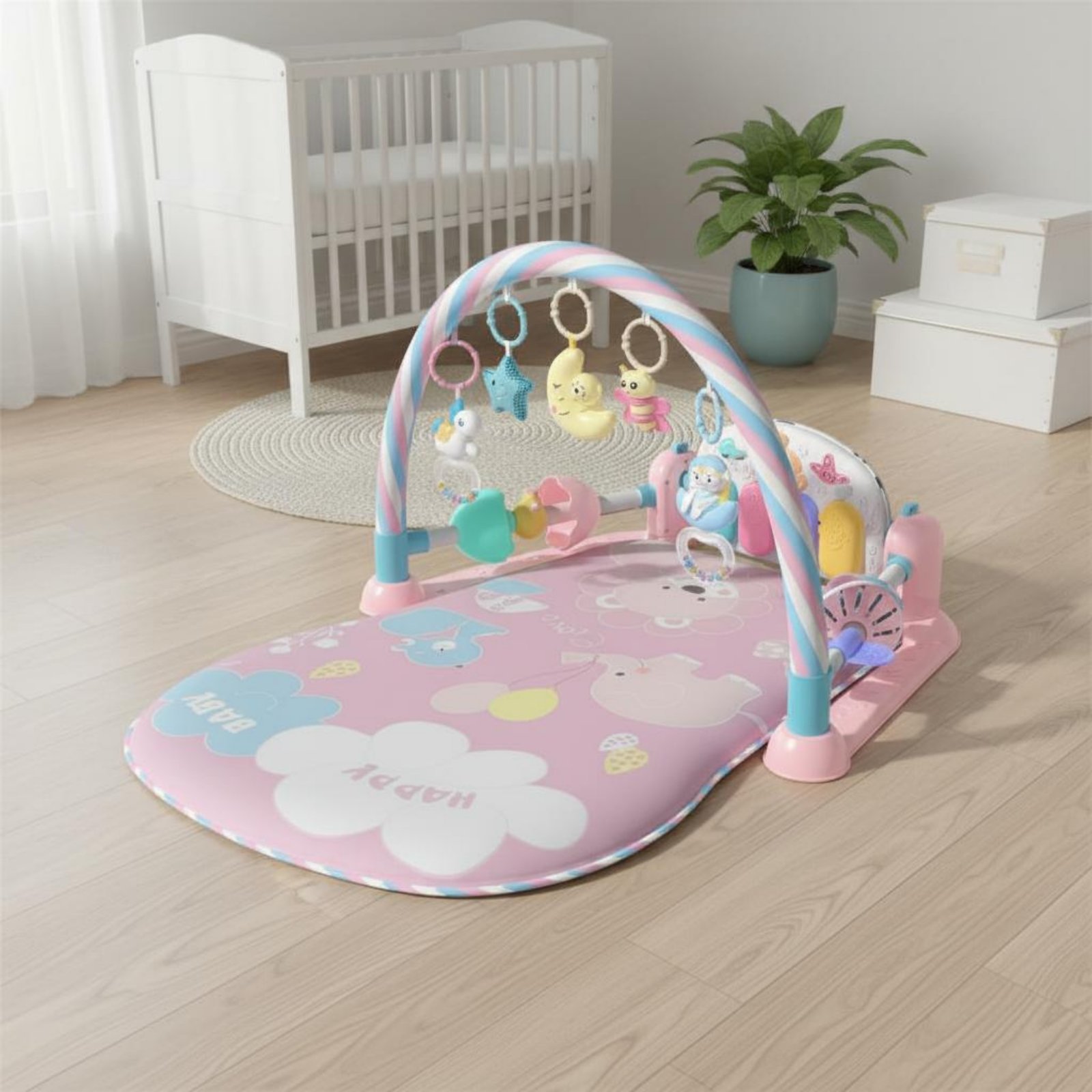 Baby Playpen with Piano Music  - Baby Nursery Unisex recension och pris