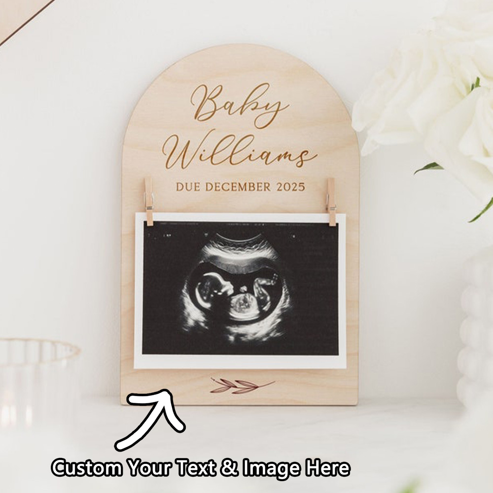 Personalised Pregnancy Announc - Photo Frame Baby recension och pris