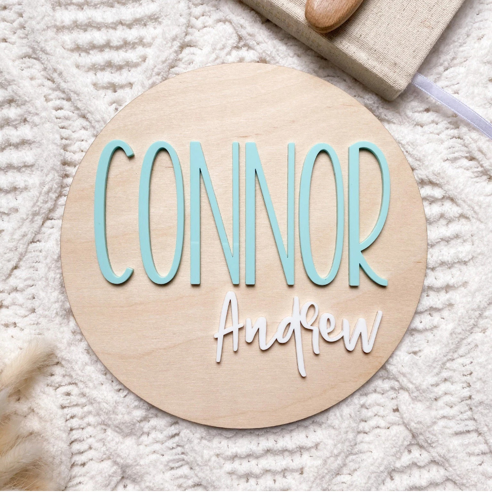 Personalised Birth Announcemen - Baby Nursery Decor recension och pris