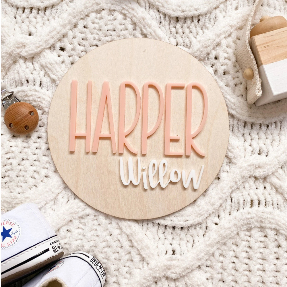 Personalised Birth Announcemen - Baby Nursery Decor recension och pris