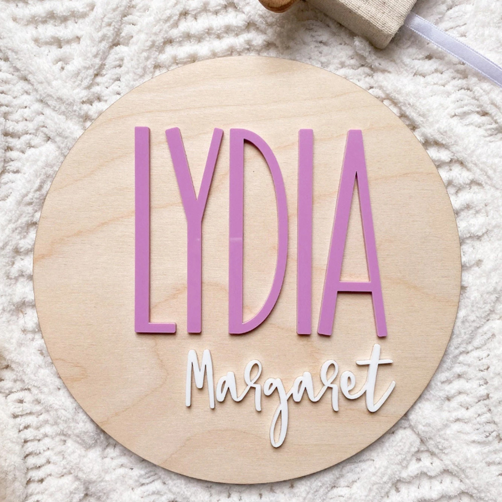 Personalised Birth Announcemen - Baby Nursery Decor recension och pris