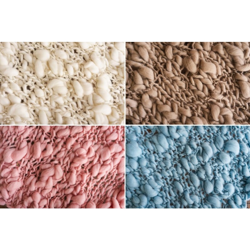 Chunky Knit Merino Baby Blanke - Baby Nursery Unisex recension och pris