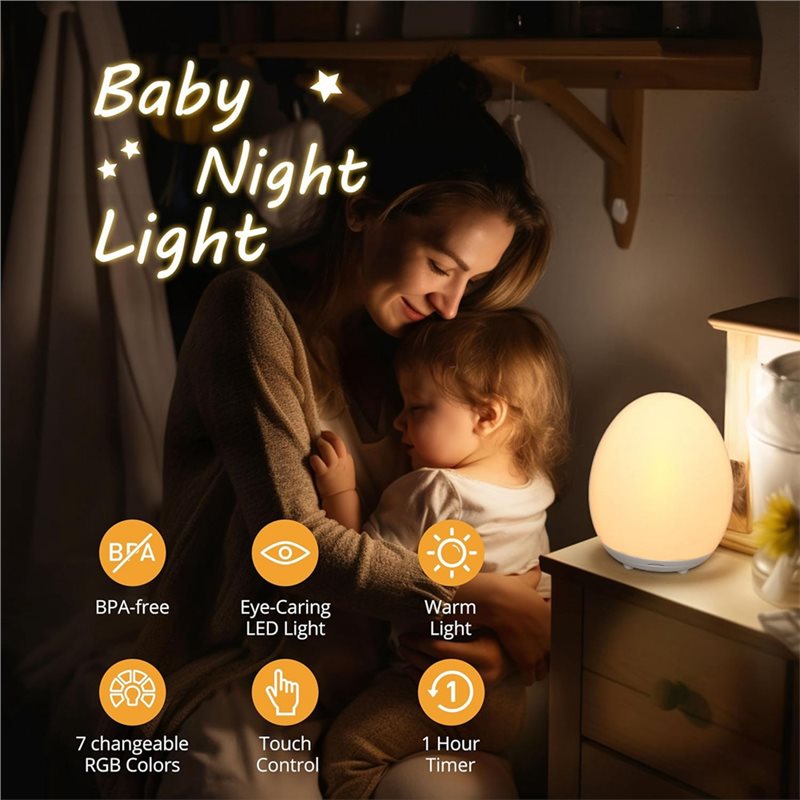 TFORU-Egg Light Baby Night Lig - Baby Nursery Colors recension och pris