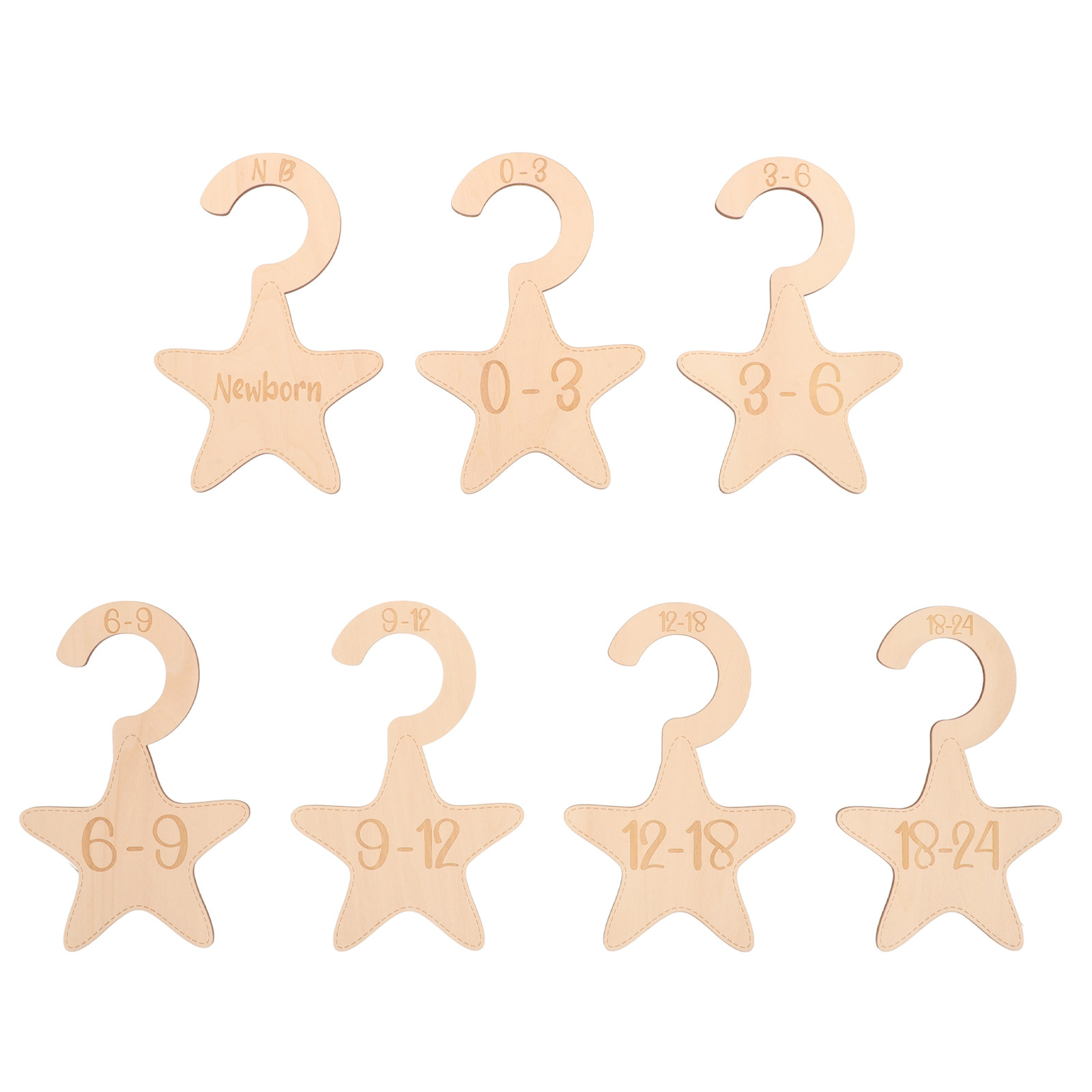 7Pcs Baby Clothes Closet Divid - Closet Organizer Baby recension och pris