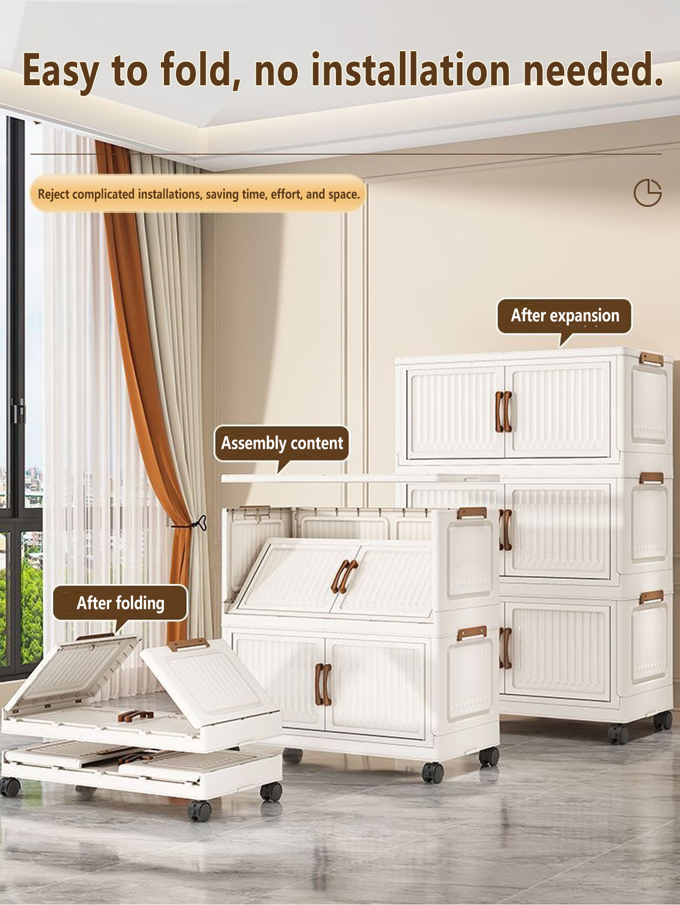 Thickened Foldable Multi-layer - Closet Organizer Baby recension och pris