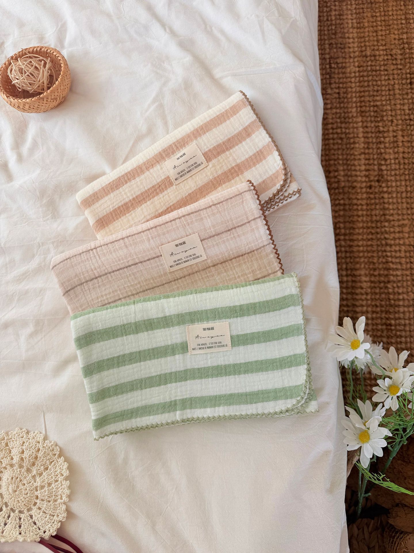 Summer Muslin Baby Swaddle Bla - Baby Girl Nursery Quilt recension och pris