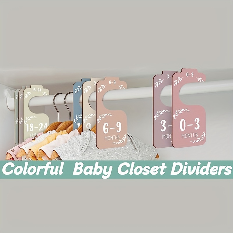 8pcs Wooden Baby Closet Divide - Closet Organizer Baby recension och pris