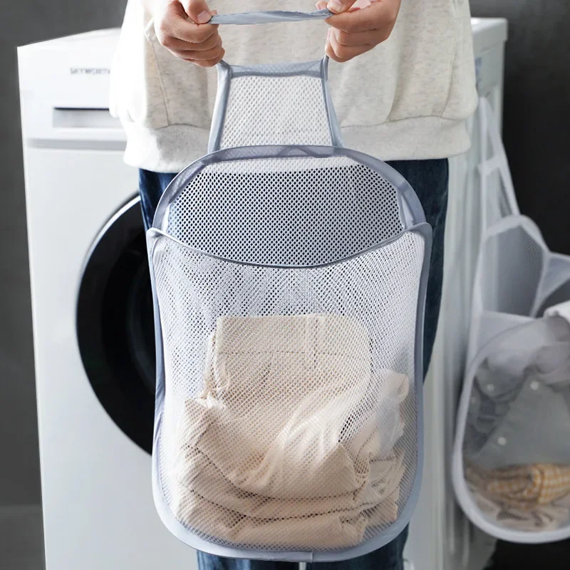 Hanging Laundry Basket Foldabl - Closet Organizer Baby recension och pris