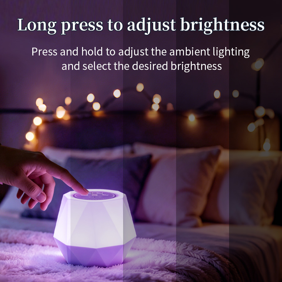7 Colors White Noise Function  - Baby Nursery Night Light recension och pris