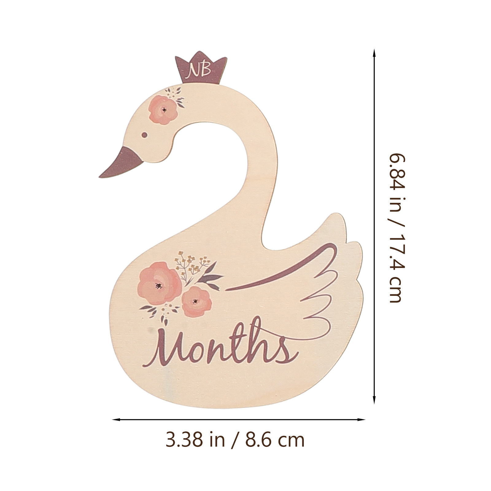 7Pcs Wooden Swan Closet Divide - Closet Organizer Baby recension och pris