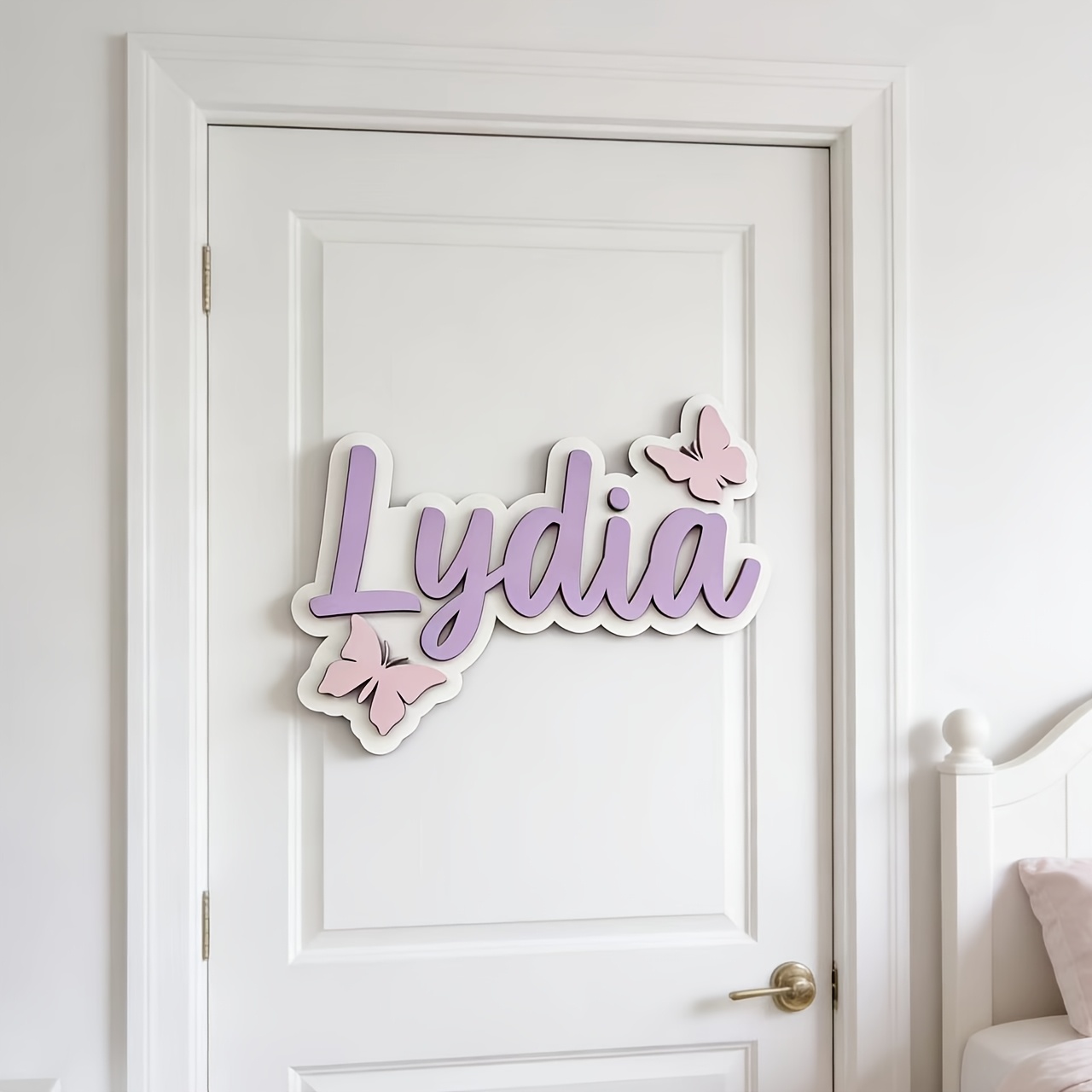 Personalized Blue & Pink Butte - Baby Nursery Decor recension och pris