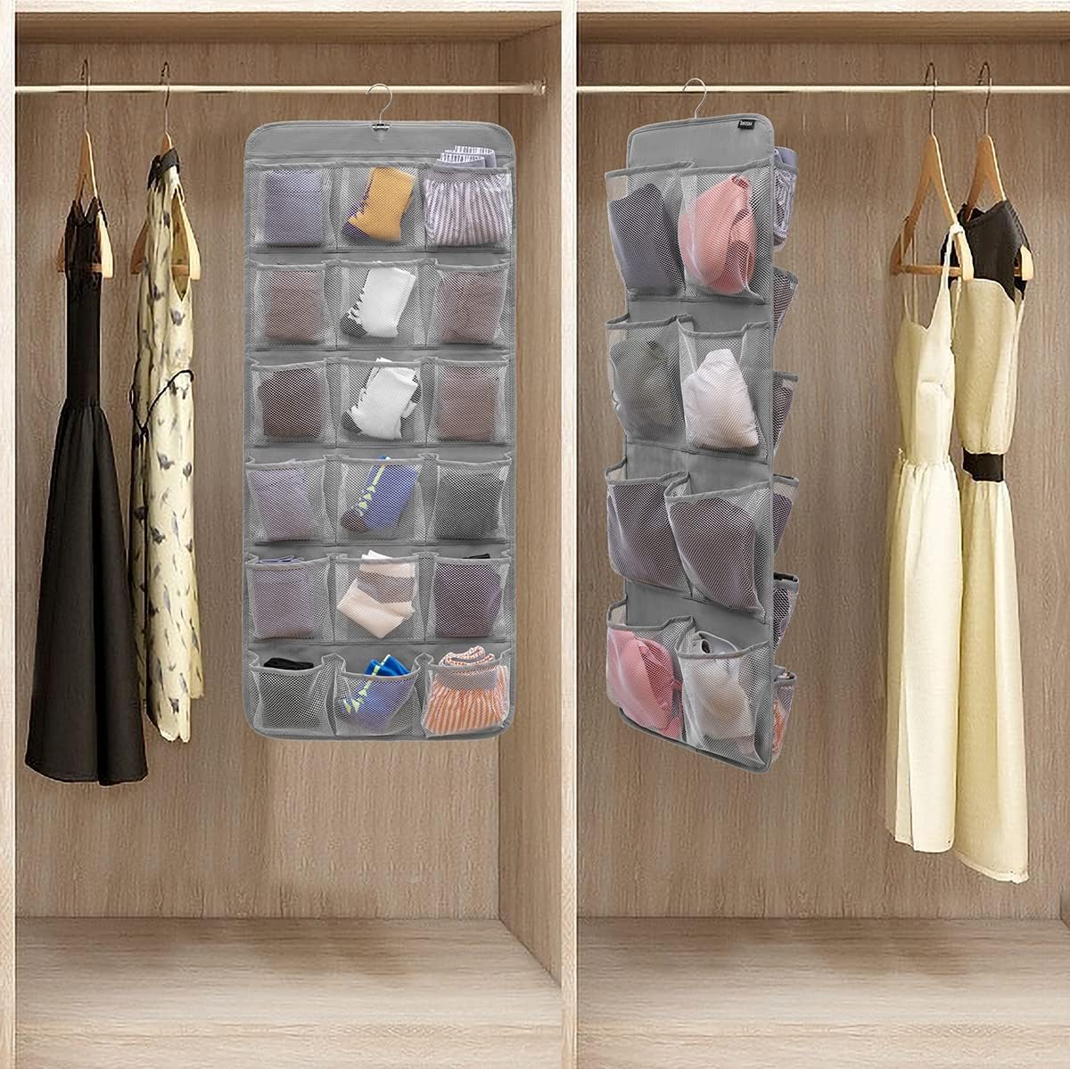 Dual-Sided Hanging Closet Orga - Closet Organizer Baby recension och pris