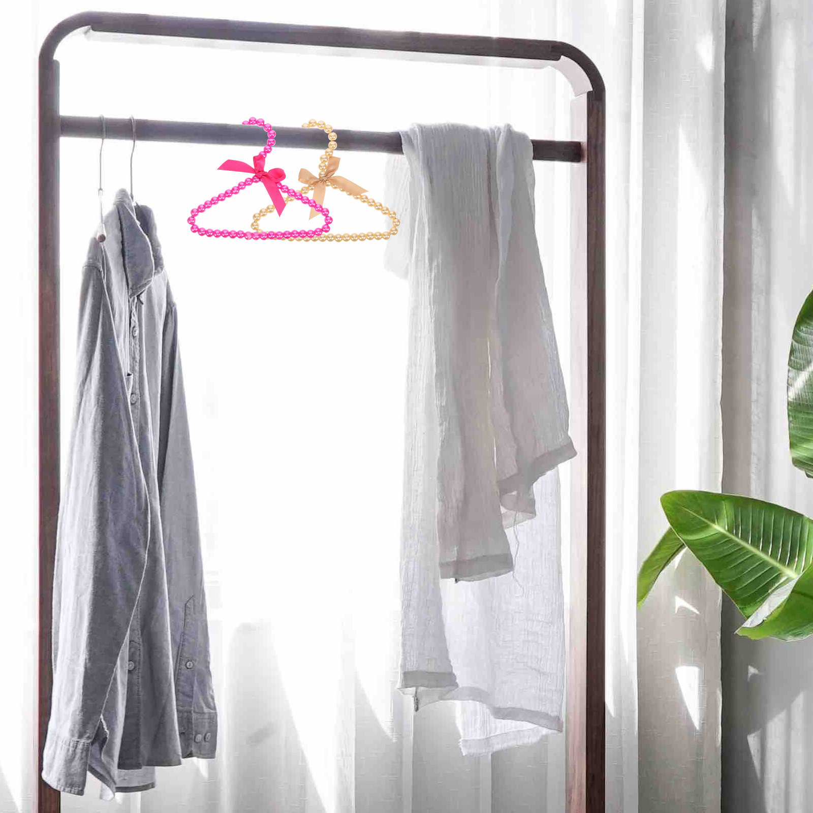 4Pcs Pearl Pet Clothes Hanger  - Baby Nursery Unisex recension och pris