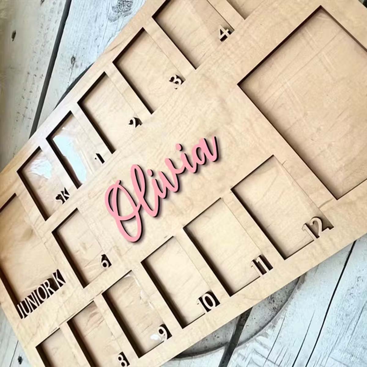 Custom Photo Frame Board Woode - Photo Frame Baby recension och pris