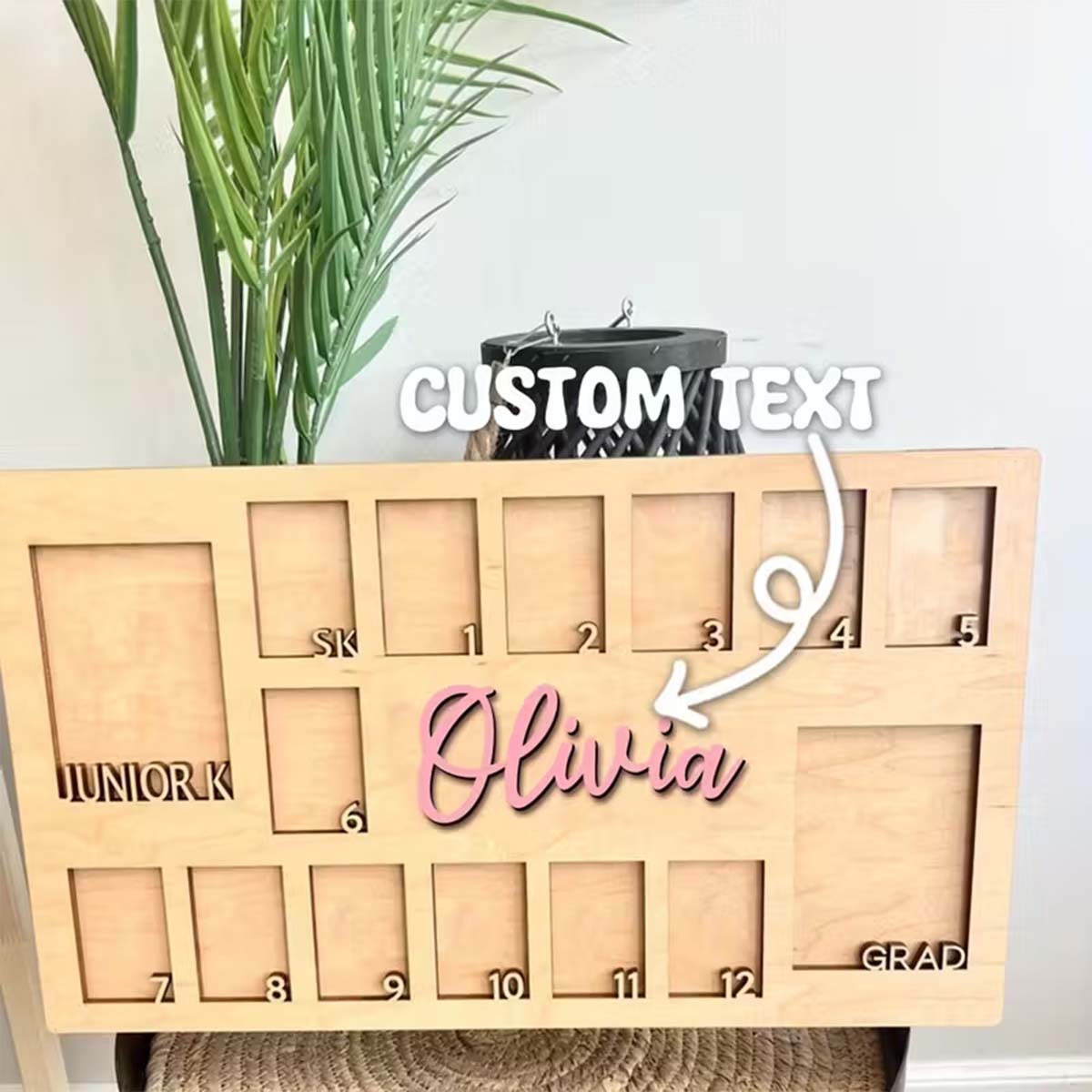 Custom Photo Frame Board Woode - Photo Frame Baby recension och pris