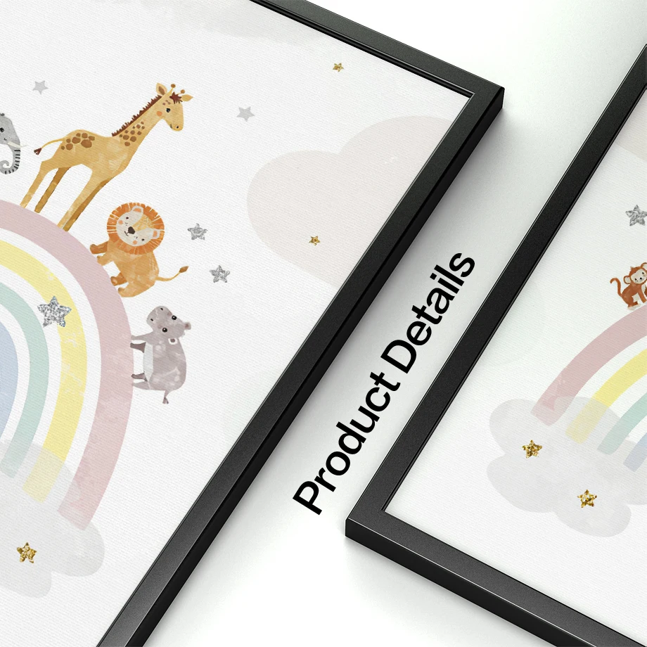 Giraffe Elephant Hot Balloon S - Baby Nursery Images recension och pris
