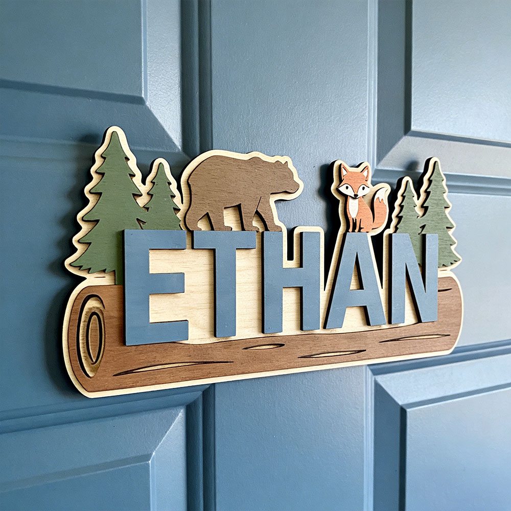 Woodland Forest Animal Persona - Baby Nursery Decor recension och pris