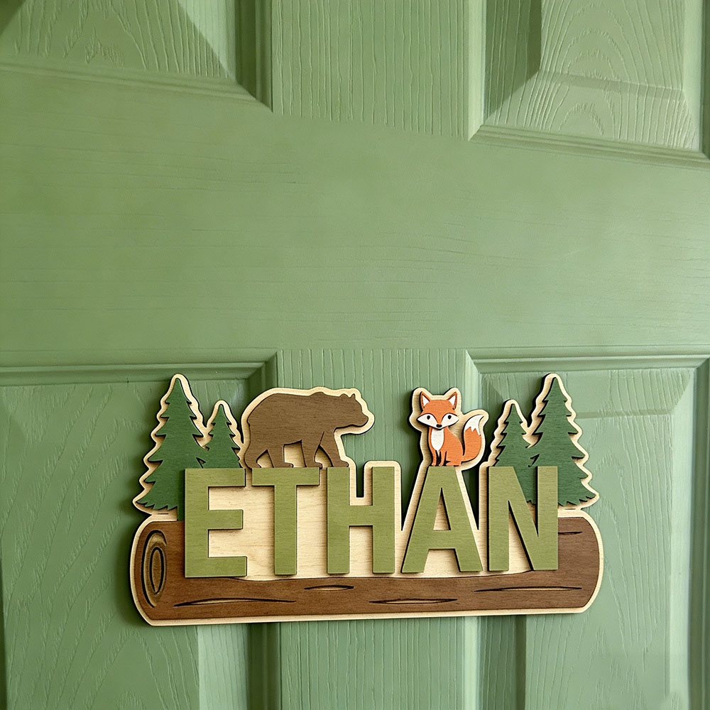 Woodland Forest Animal Persona - Baby Nursery Decor recension och pris