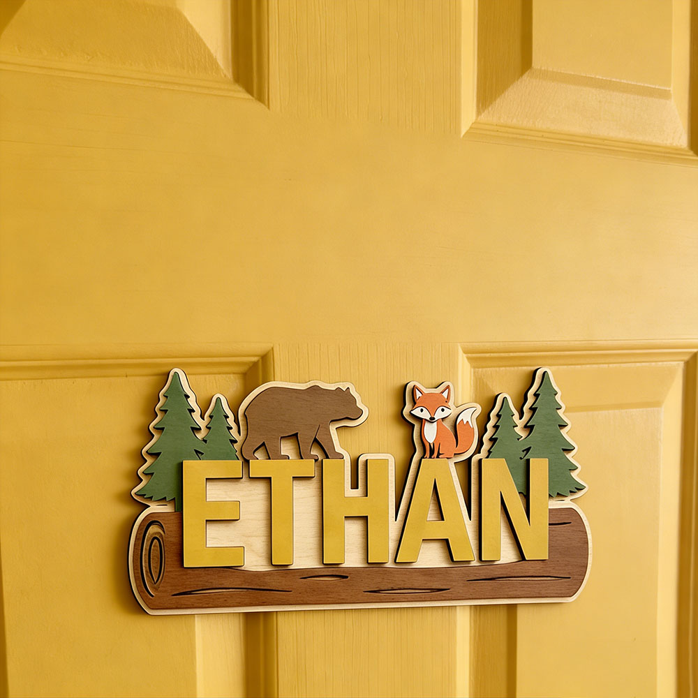 Woodland Forest Animal Persona - Baby Nursery Decor recension och pris