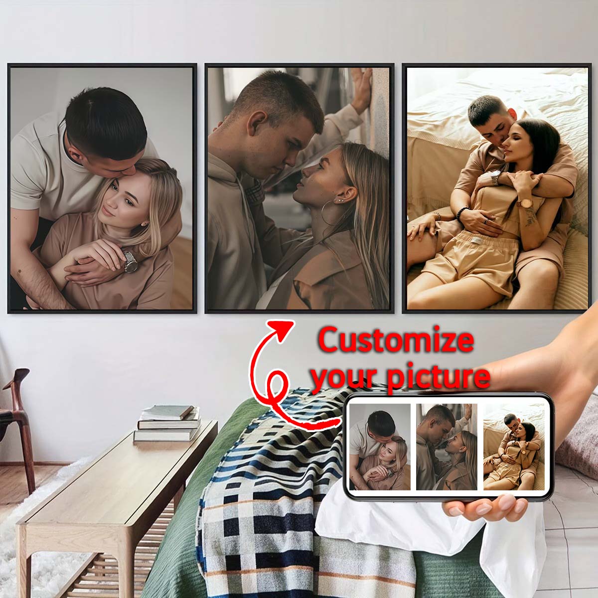 Triptych - 2D custom photo woo - Photo Frame Baby recension och pris