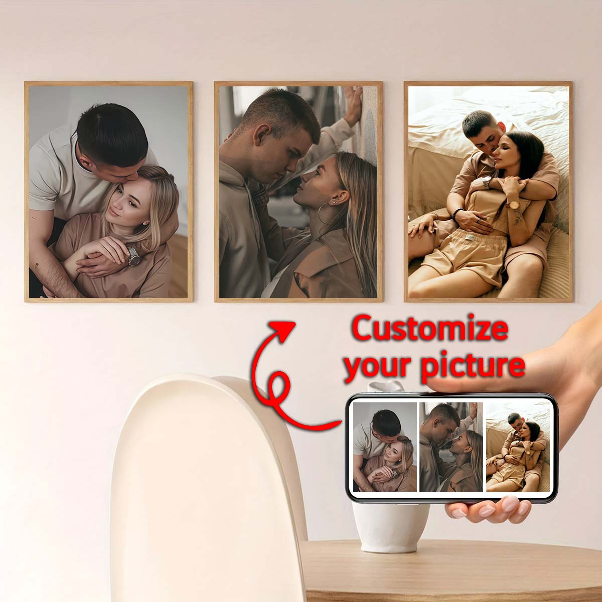 Triptych - 2D custom photo woo - Photo Frame Baby recension och pris
