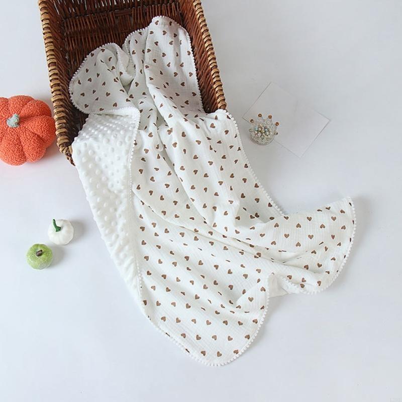 L38E Soft Nursery Blankets Bed - Baby Girl Nursery Quilt recension och pris