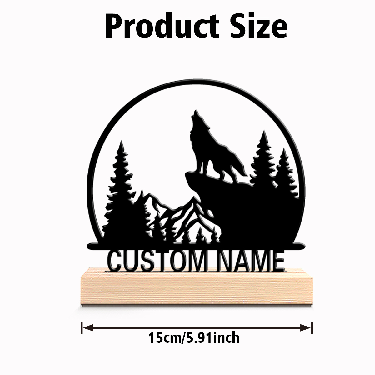 1pc Cute Personalized Custom W - Baby Nursery Decor recension och pris