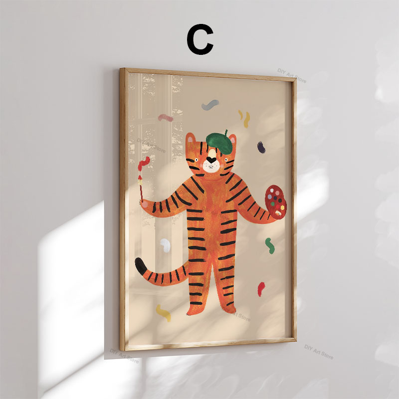 Funny Cartoon Animal Nursery W - Baby Nursery Images recension och pris