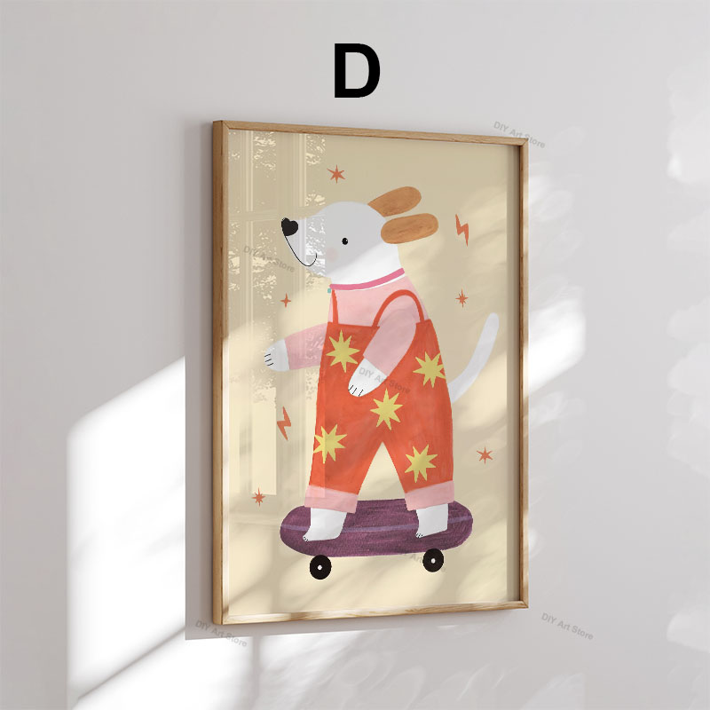 Funny Cartoon Animal Nursery W - Baby Nursery Images recension och pris