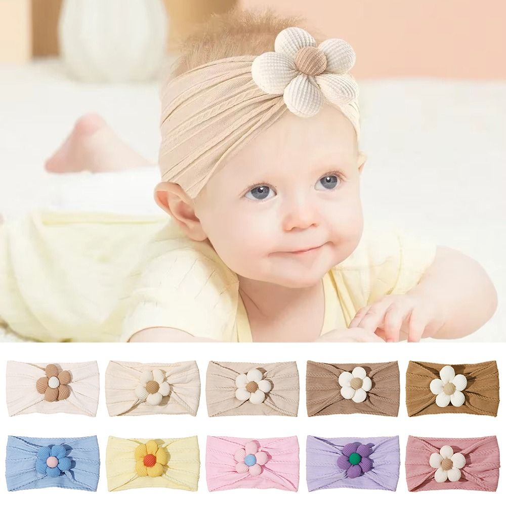 Cute Flower Infant Wide Headba - Baby Wrap Stretchy recension och pris