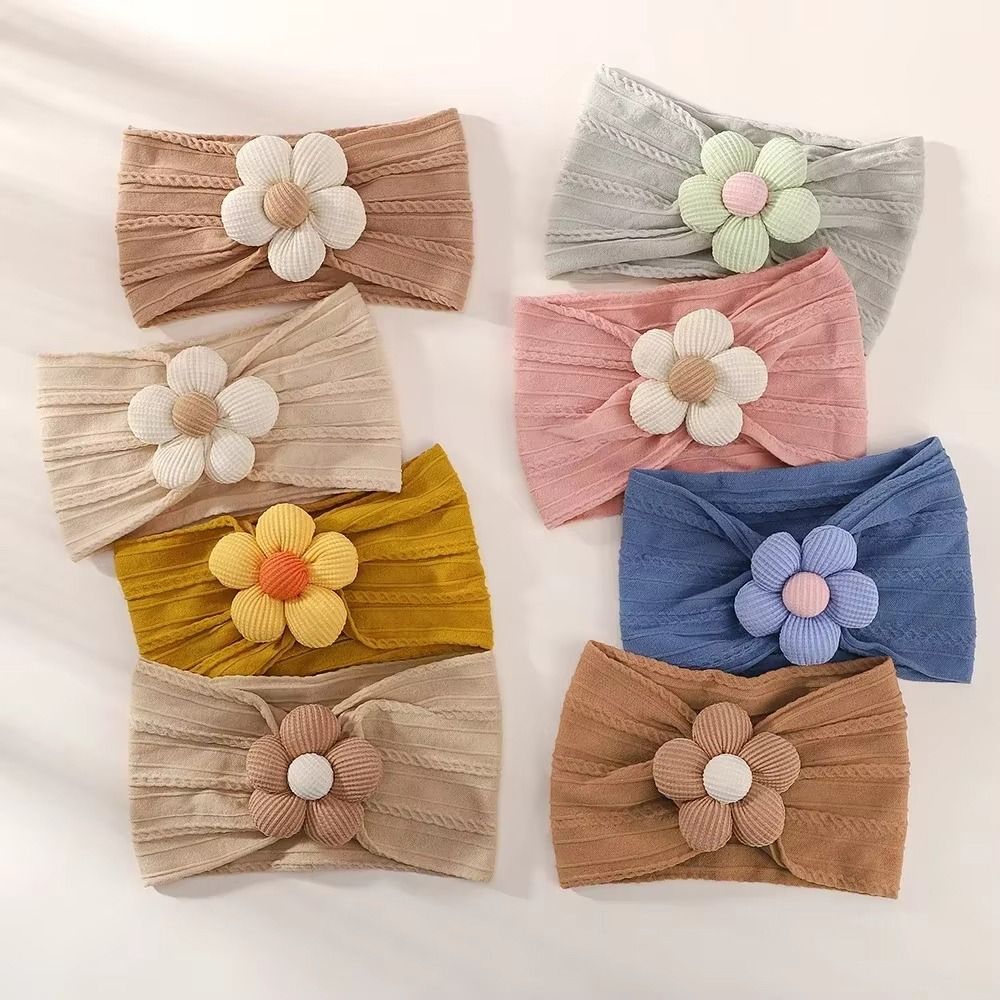 Cute Flower Infant Wide Headba - Baby Wrap Stretchy recension och pris