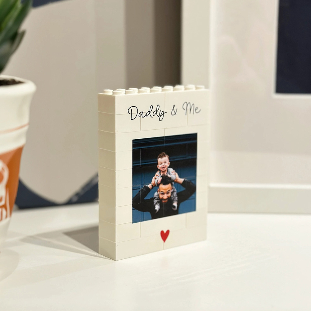 Personalised Daddy & Me Buildi - Photo Frame Baby recension och pris