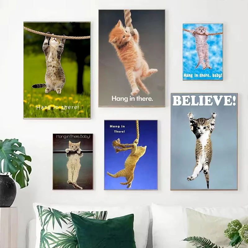 Hang In There Baby Cute Cat Yo - Baby Nursery Images recension och pris