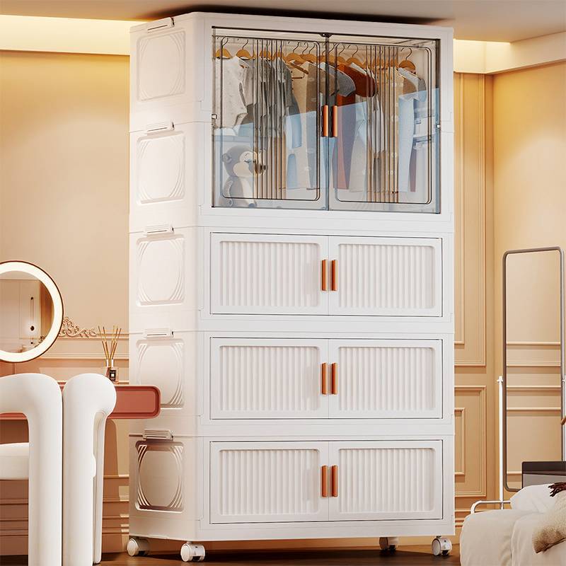 Foldable Storage Cabinet for B - Closet Organizer Baby recension och pris