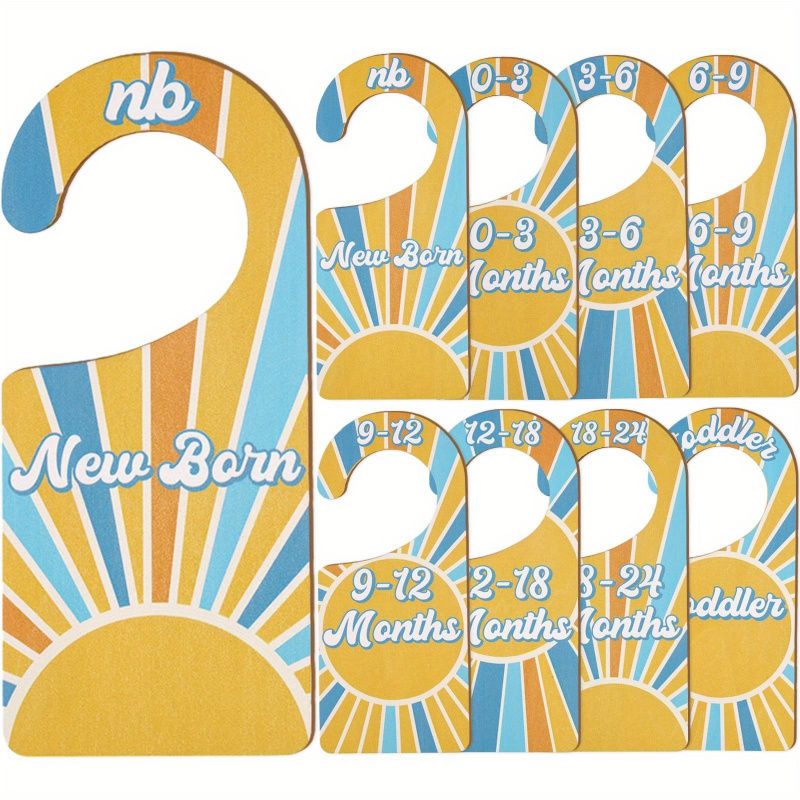 Baby Closet Dividers 8PCS, Her - Closet Organizer Baby recension och pris