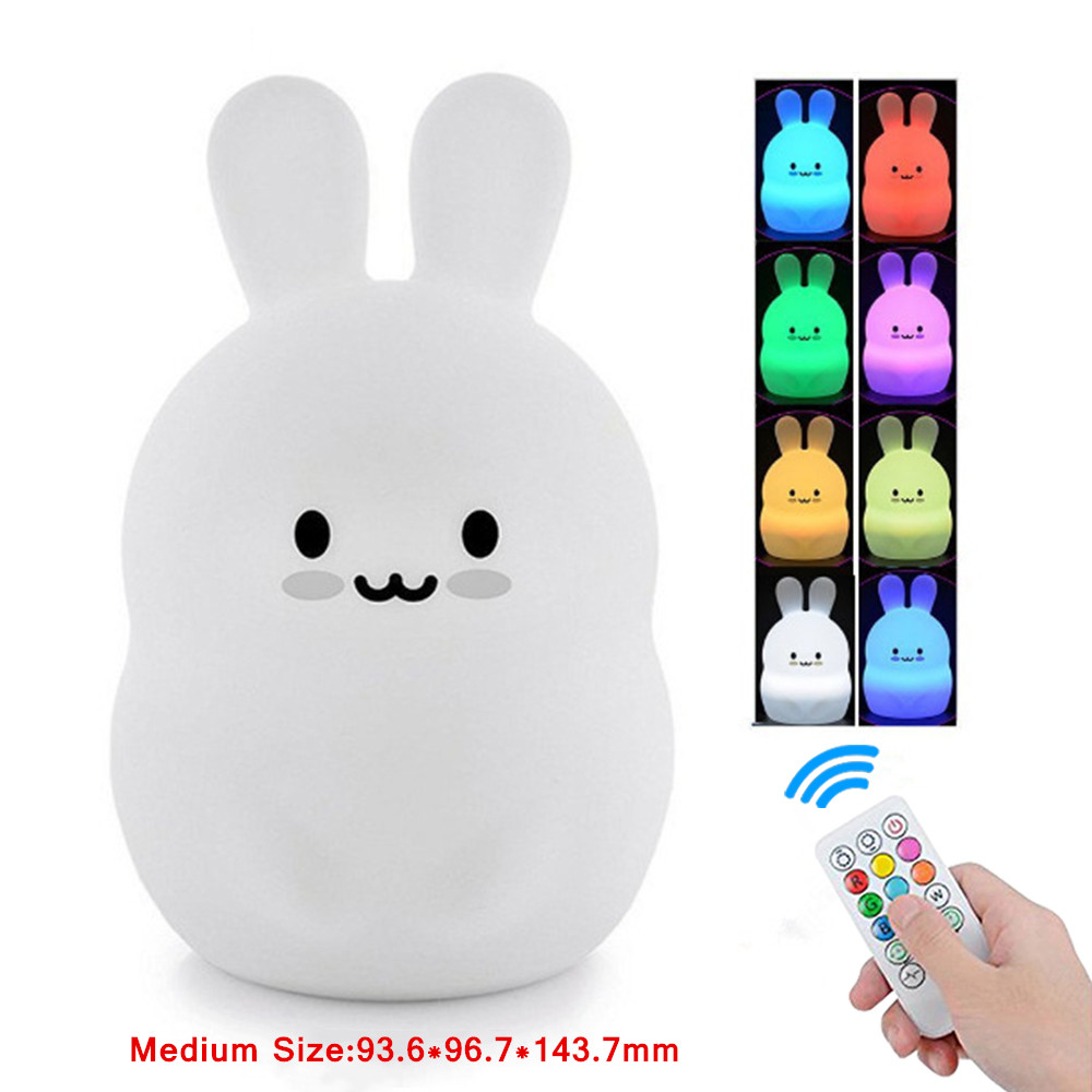 Touch Sensor Rabbit Night Ligh - Baby Nursery Night Light recension och pris