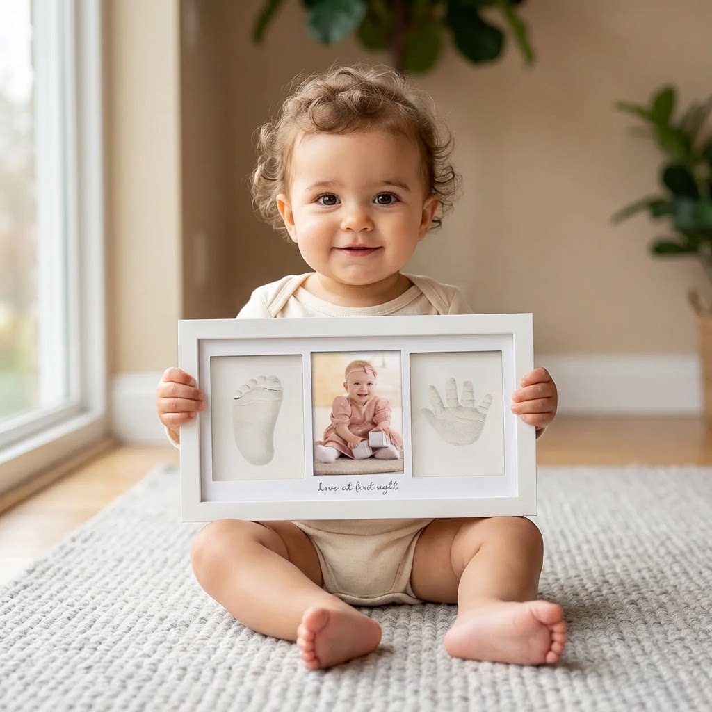 Baby Handprint Footprint Clay  - Baby Nursery Images recension och pris