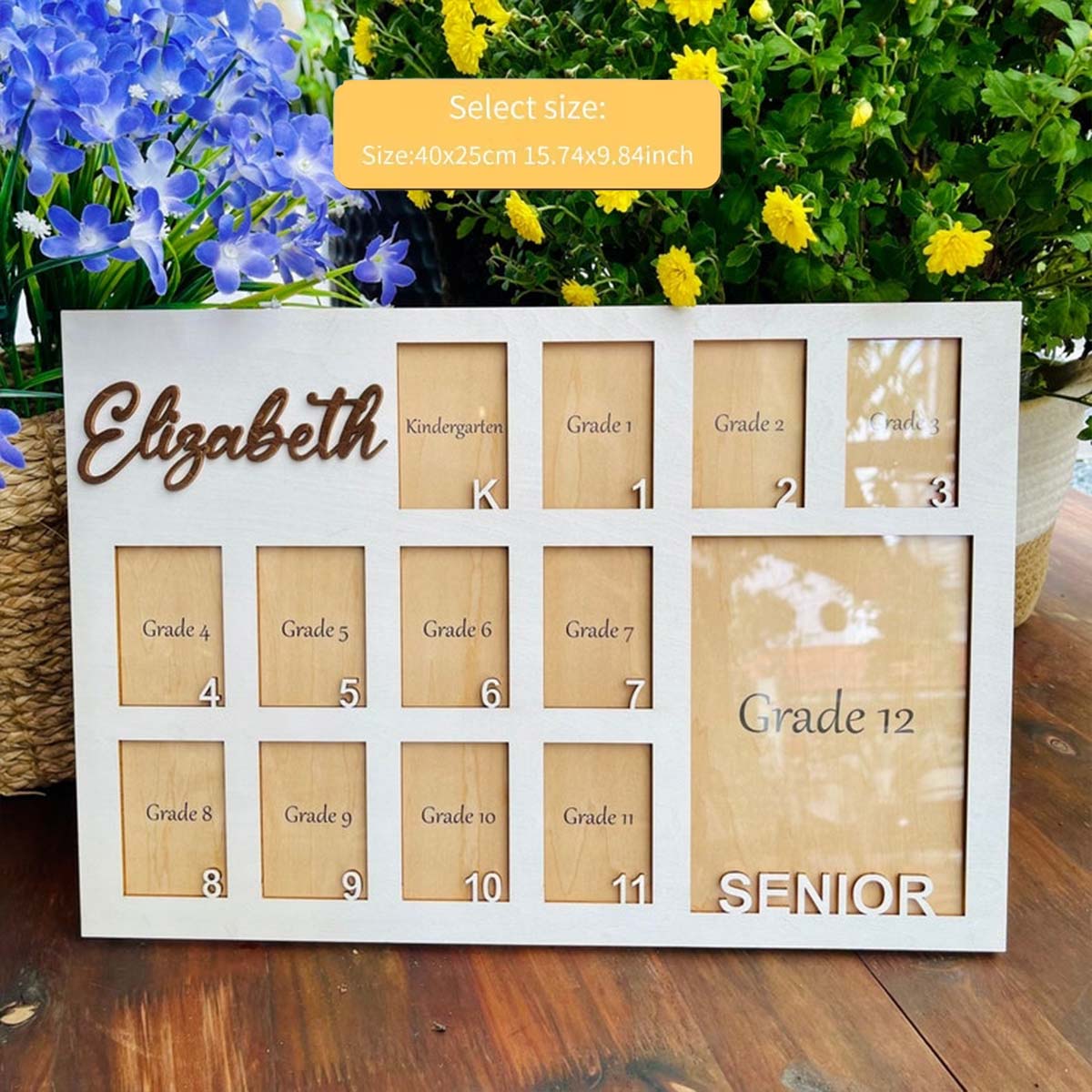 Custom Photo Frame Board Woode - Photo Frame Baby recension och pris