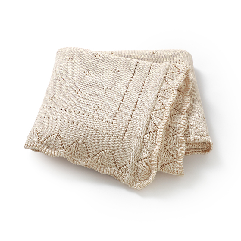 Baby Blankets Cotton Knitted 1 - Baby Girl Nursery Quilt recension och pris