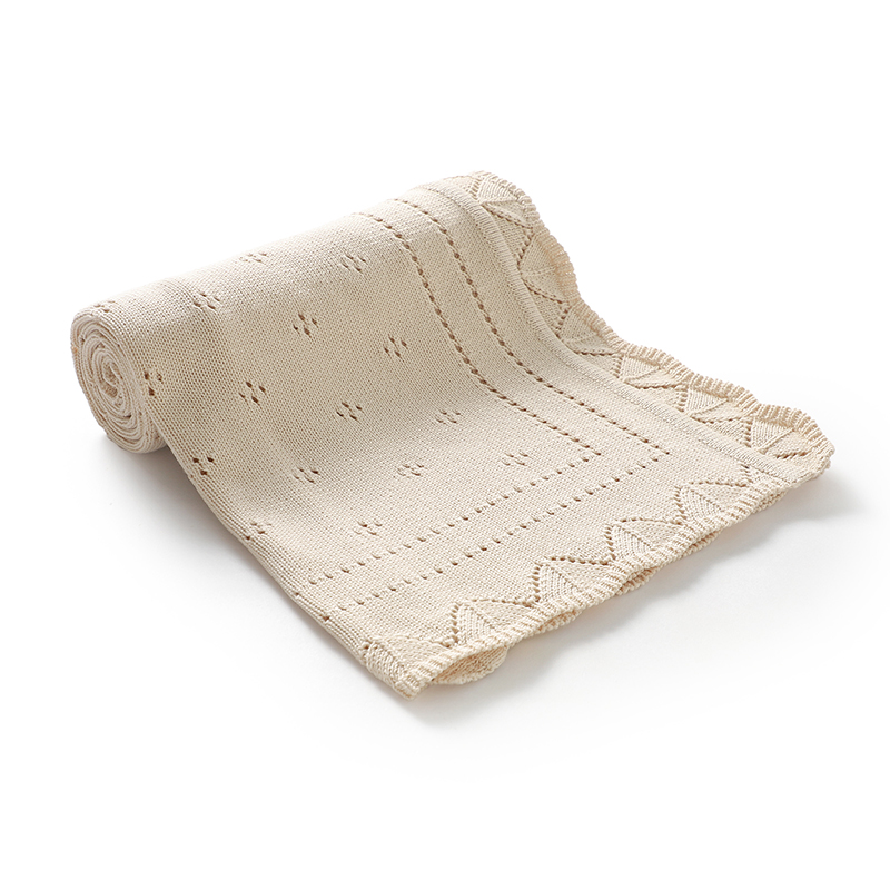 Baby Blankets Cotton Knitted 1 - Baby Girl Nursery Quilt recension och pris